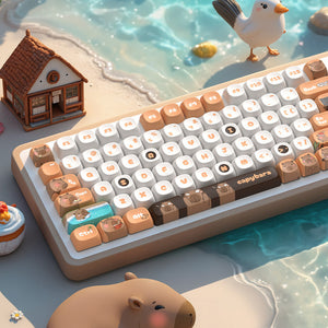 Sea Capybara Keycaps Set