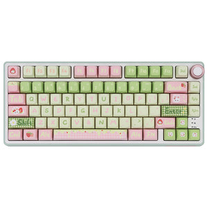 Strawberry Milk Rabbit Keycaps Set
