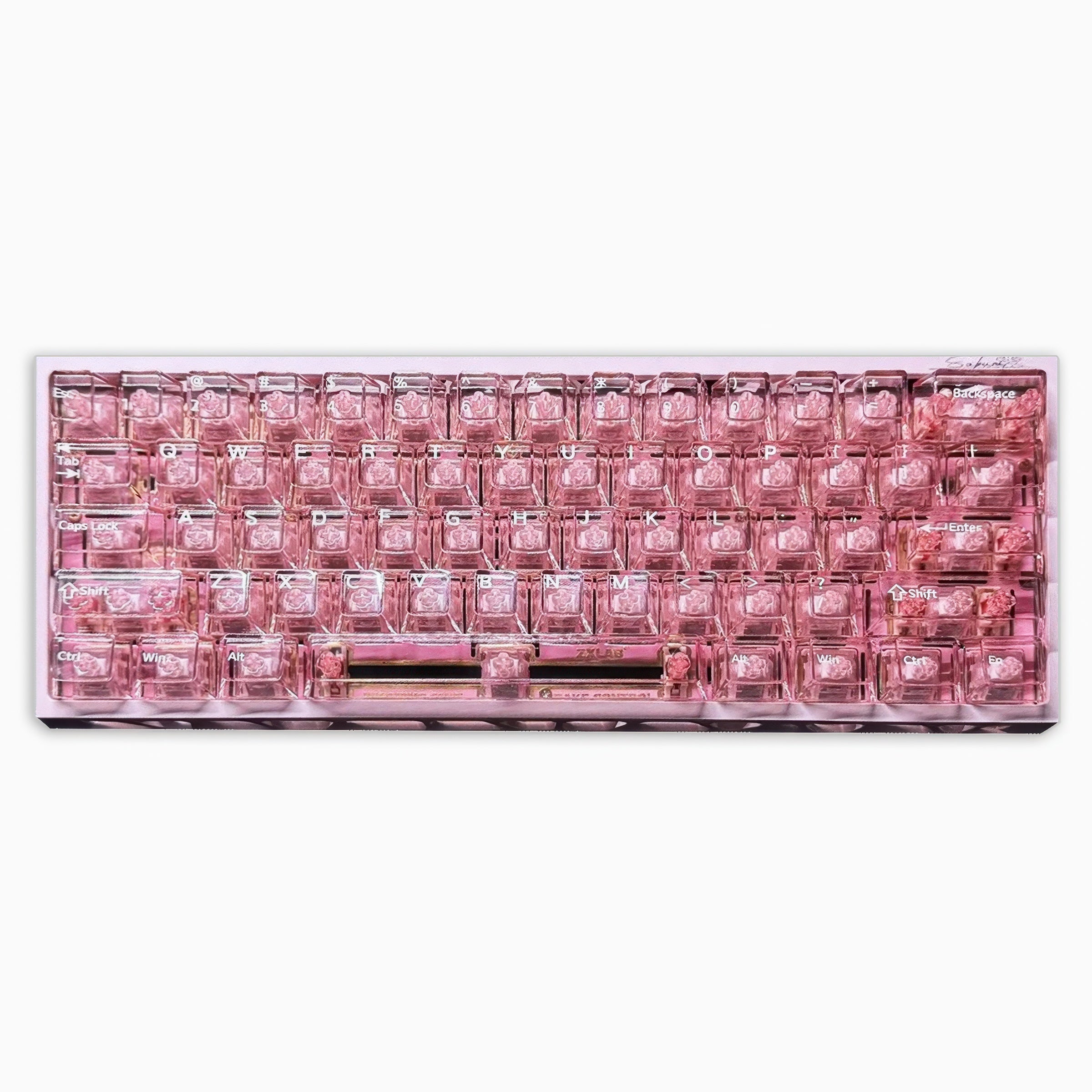 Crystal Clear Keycaps Set