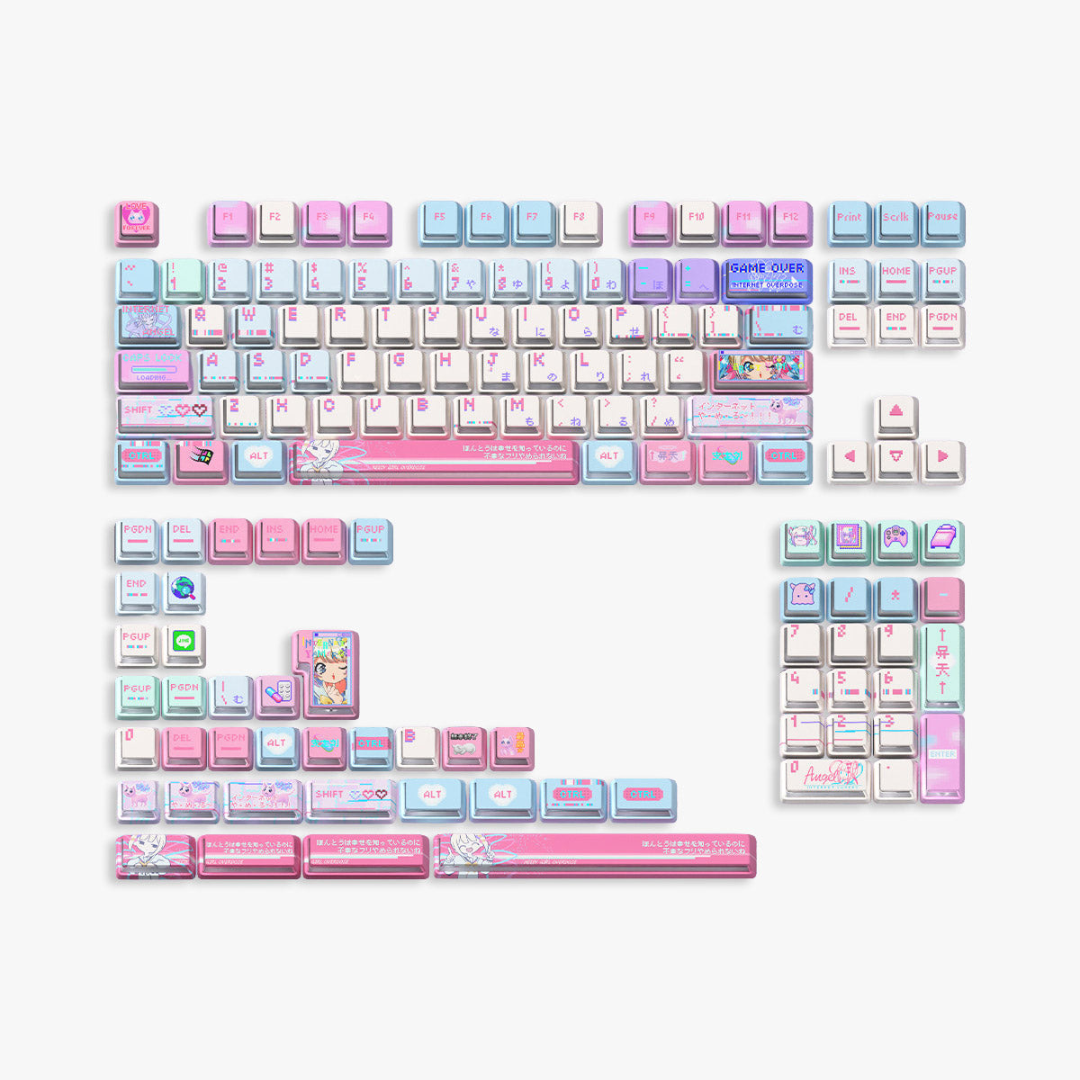 Need Girl Overdose Keycaps Set