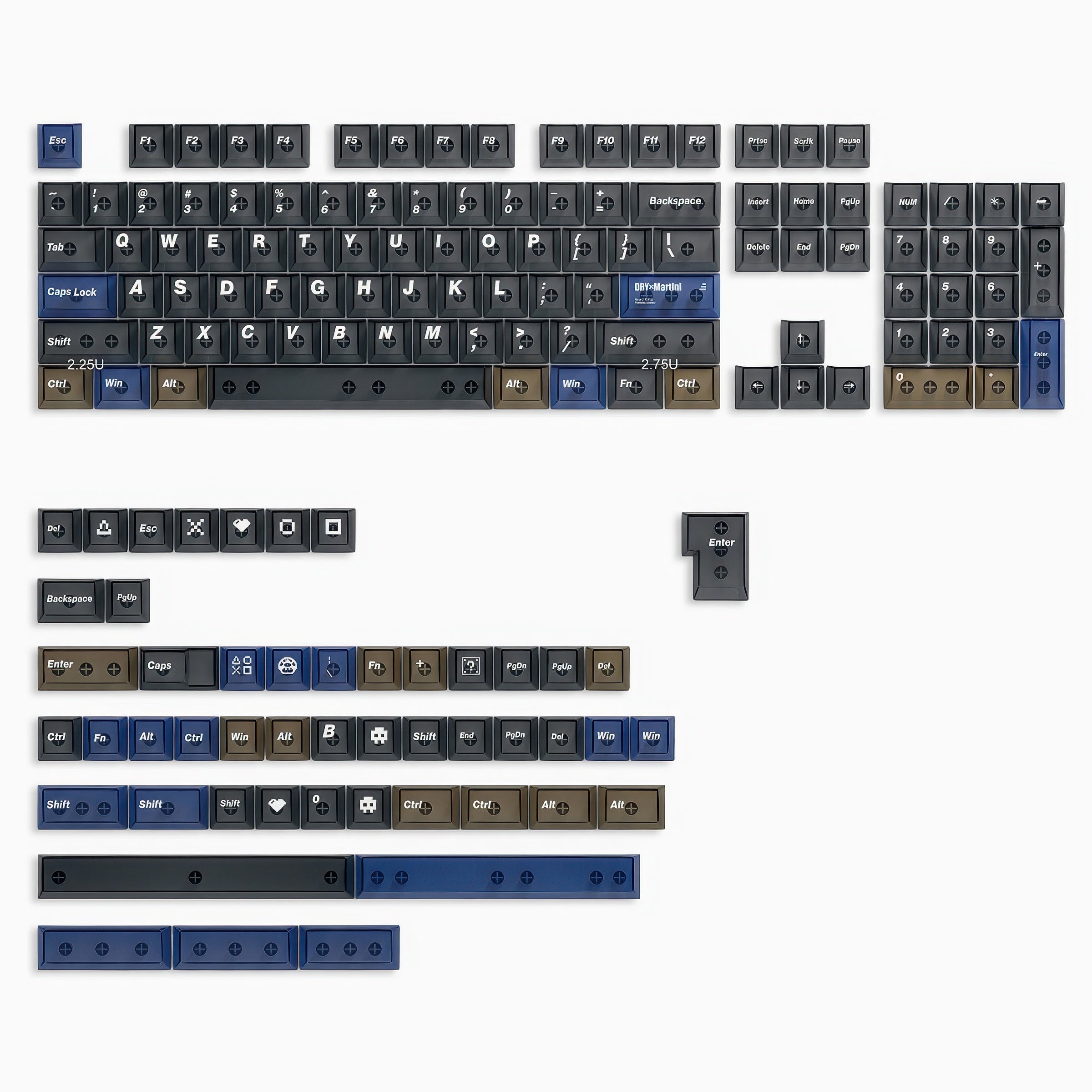 Night Forest Keycaps Set