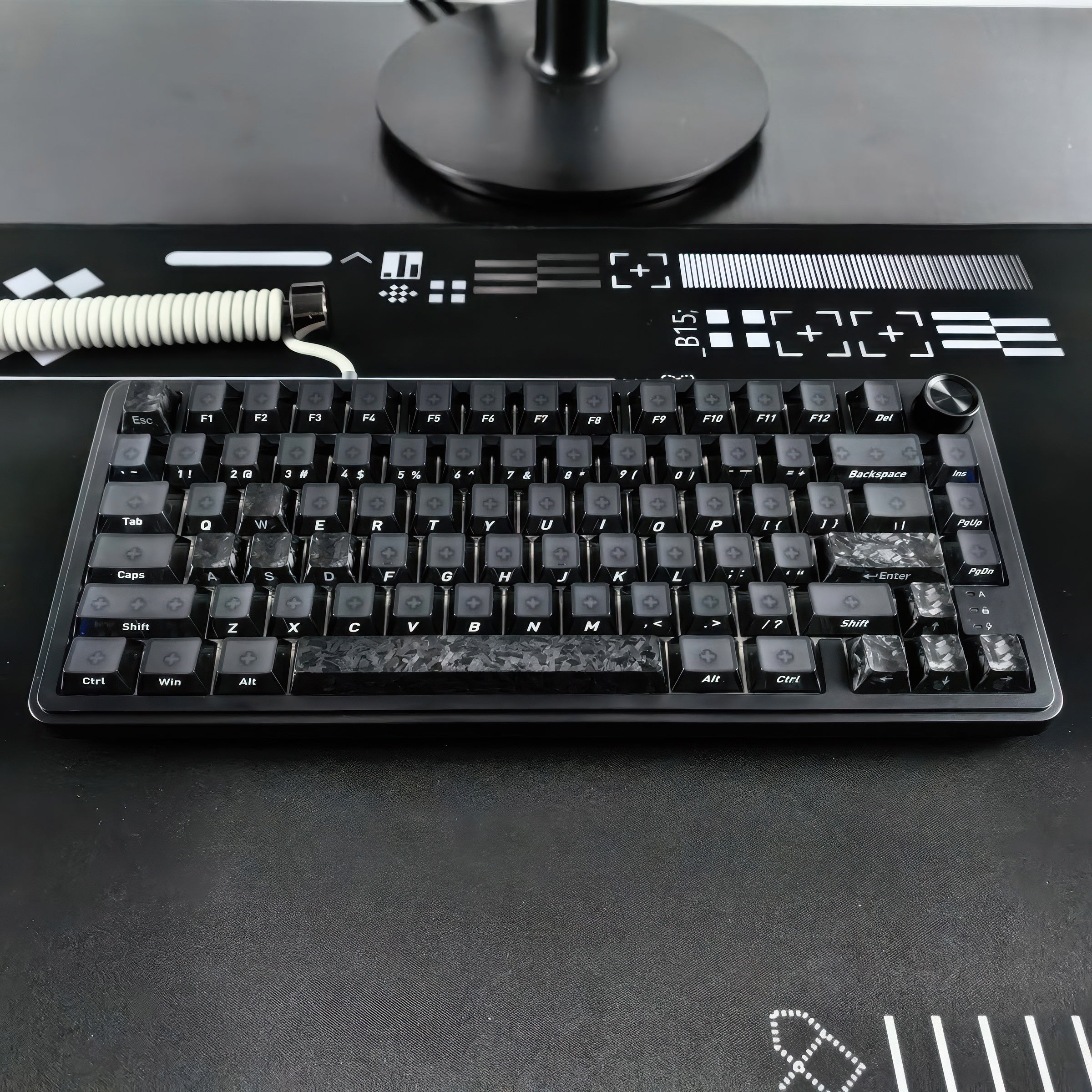 Carbon Matte Keycaps Set