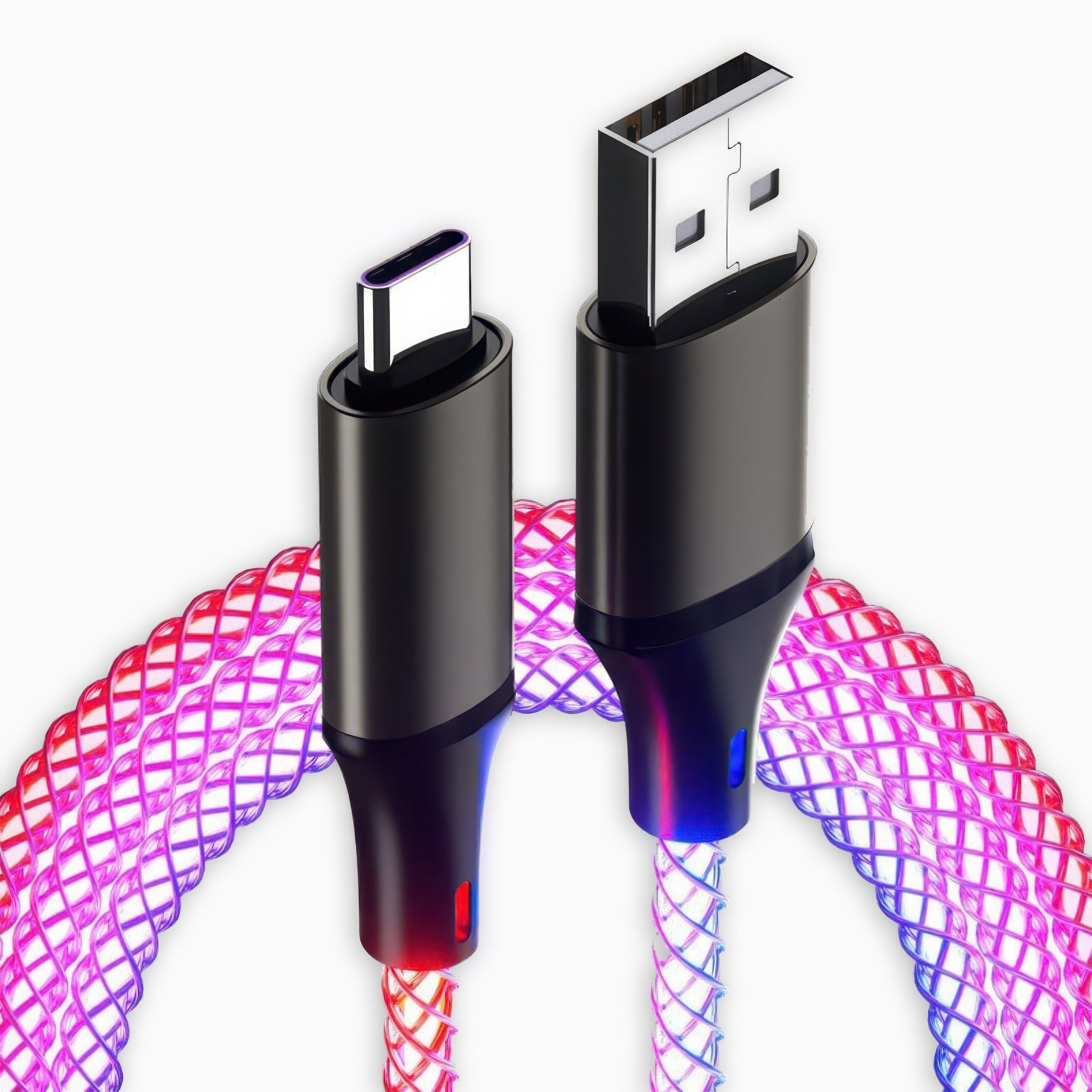 RGB Keyboards Cable Coiled