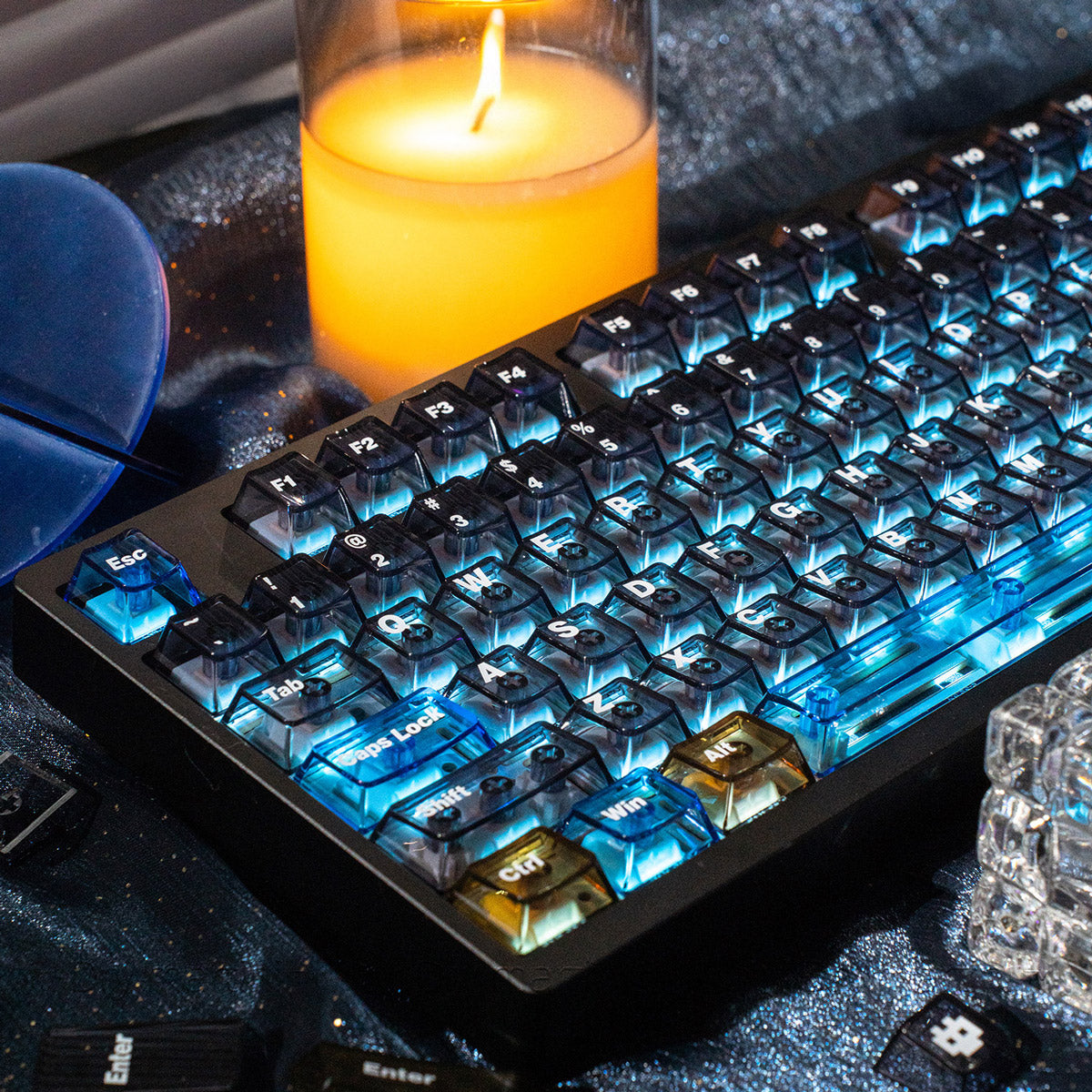 Night Forest Keycaps Set