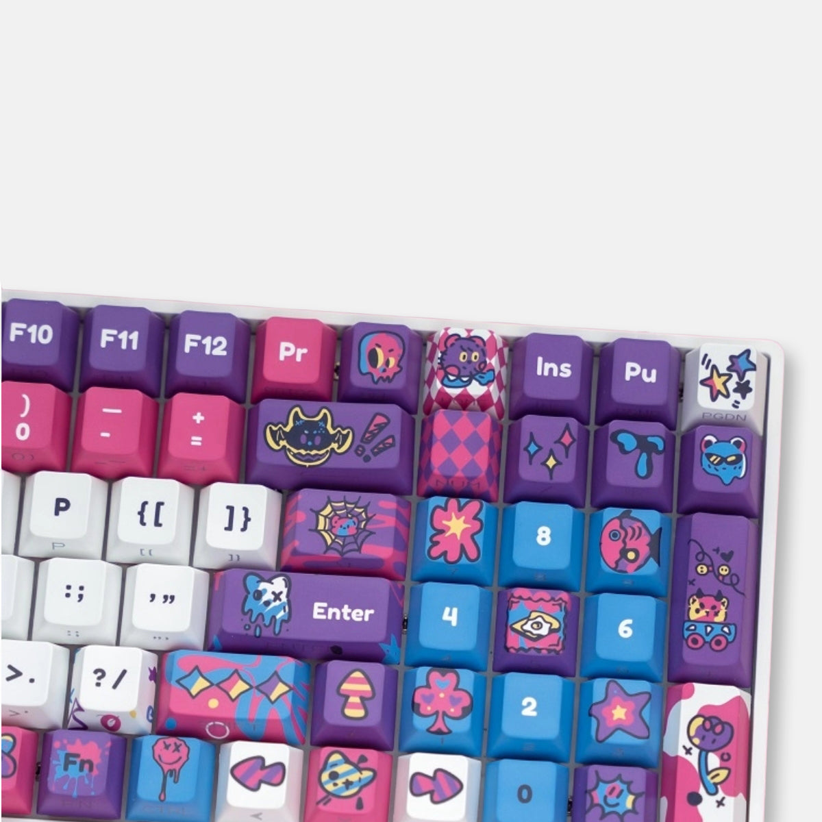 Graffiti Bear Keycaps Set